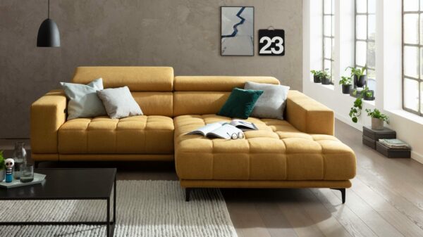 KAWOO Serie 7536 – Ecksofa mit Funktionen